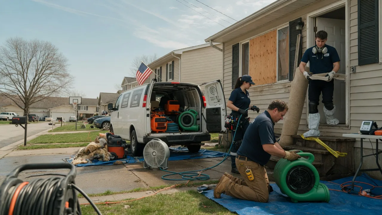Water Damage Restoration in Wardville, OK near me